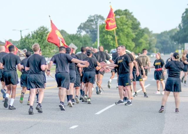 Rapid Support Soldiers participate in installation-wide Army Birthday Run 