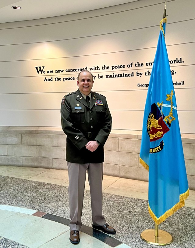National Guard Major attends National Defense University, bringing cyber security knowledge to force