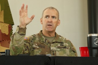 III Armored Corps Commanding General hosts media roundtable