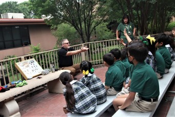 SAN ANTONIO – U.S. Army Environmental Command’s entomologist, Bill Miller, Ph.D., presented a show-and-tell at St. Luke Catholic School on May 23, 2022,...