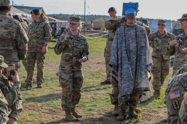 Soldier Honored by 456 MCAS with Impromptu Commencement Ceremony During Defender 22