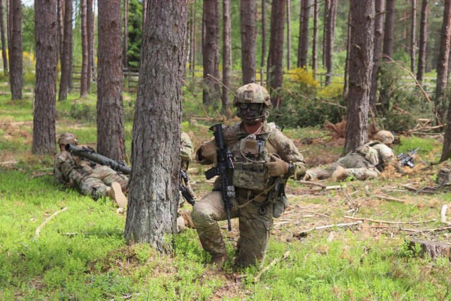 Soldiers with the 3rd Squadron, 2nd Cavalry Regiment participate in a live fires exercise May 31 – June 3, 2022 at Grafenwohr Training Area, Germany.  The Army conducted the Network CS23 Ops Demo Phase 1 in conjunction with the exercise to generate additional user feedback and key instrumented data, which will be used to make iterative improvements to CS23 Integrated Tactical Network and prepare the unit for the regimental-focused Ops Demo Phase 2 in January, 2023. 