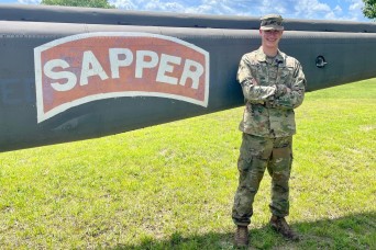 Army Guardsman youngest ever to achieve Sapper distinction