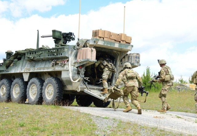 Soldiers with the 3rd Squadron, 2nd Cavalry Regiment participate in a live fires exercise May 31 – June 3, 2022 at Grafenwohr Training Area, Germany.  The Army conducted the Network CS23 Ops Demo Phase 1 in conjunction with the exercise to generate additional user feedback and key instrumented data, which will be used to make iterative improvements to CS23 Integrated Tactical Network and prepare the unit for the regimental-focused Ops Demo Phase 2 in January, 2023. 