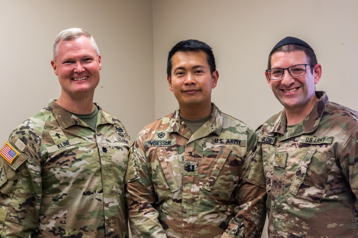 Chaplains Visit CST Base Camp | Article | The United States Army