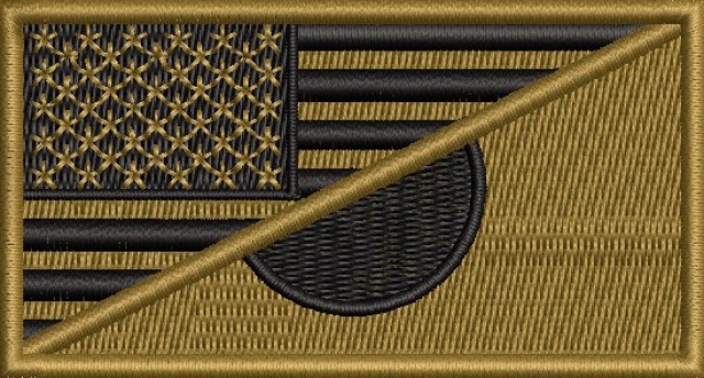 U.S. Soldiers and their Japan Ground Self-Defense Force counterparts donned this new patch during a ceremony at Camp Zama, Japan, June 17, 2022. The patch, which combines both the U.S. and Japan flags, symbolizes their enduring bilateral relationship.