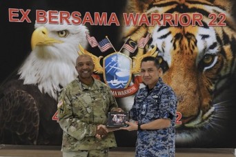 Two weeks of collaboration and camaraderie between U.S. and Malaysian armed forces during exercise Bersama Warrior 2022 was celebrated with a closing ce...