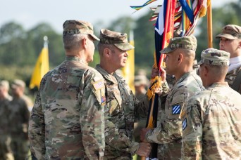 FORT STEWART, Ga. – Col. Terry R. Tillis, outgoing commander of the U.S. Army’s most modern brigade, the “Spartan Brigade,” 2nd Armored Brigade Combat T...