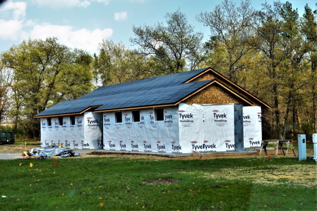 Construction of new comfort station at Fort McCoy’s Pine View Campground
