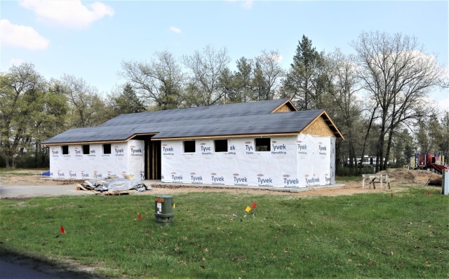 Construction of new comfort station at Fort McCoy’s Pine View Campground