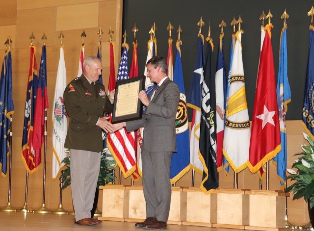 Major General Anthony W. Potts assumed the charter from Major General Robert M. Collins, Program Executive Officer for Command, Control and Communications - Tactical (PEO C3T), during a ceremony at Aberdeen Proving Ground, Maryland on June 22, 2022.
