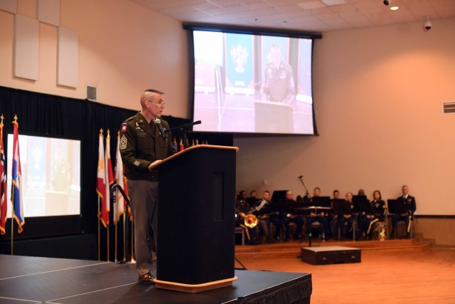 CSM Schmidt makes opening remarks 