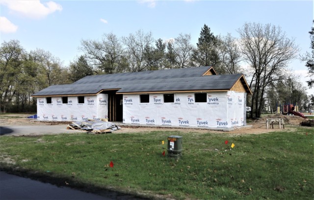 Construction of new comfort station at Fort McCoy’s Pine View Campground