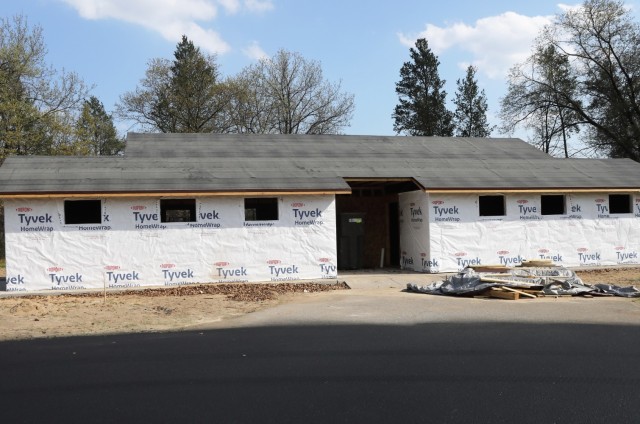 Construction of new comfort station at Fort McCoy’s Pine View Campground