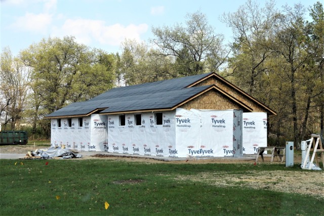 Construction of new comfort station at Fort McCoy’s Pine View Campground