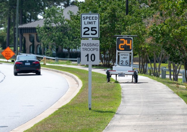 Speed limits reduced at gates