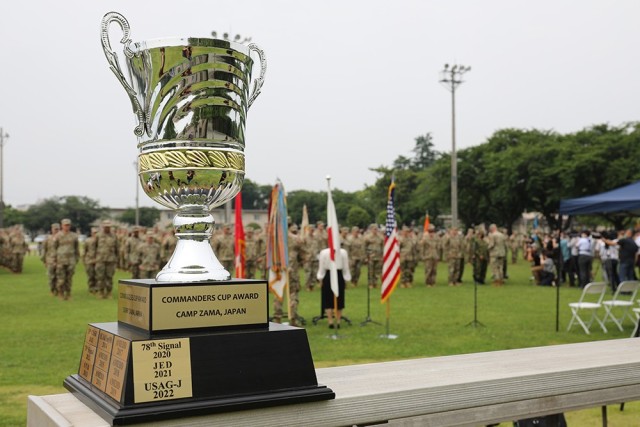 USAG Japan earns first ever Commander’s Cup for winning 2021-2022 season