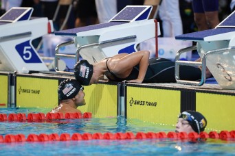 WCAP Soldier helps break world record, wins medals at the 2022 World Para Swimming Championships