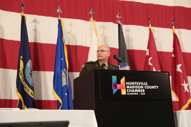Four-Star Expresses Gratitude at Armed Forces Celebration Luncheon