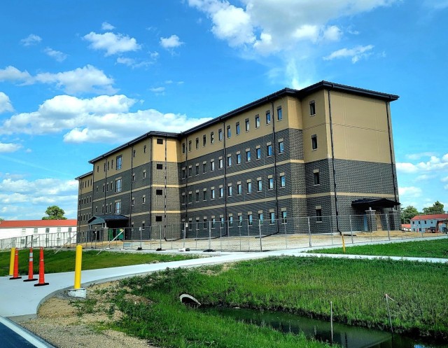 June 2022 barracks construction operations at Fort McCoy