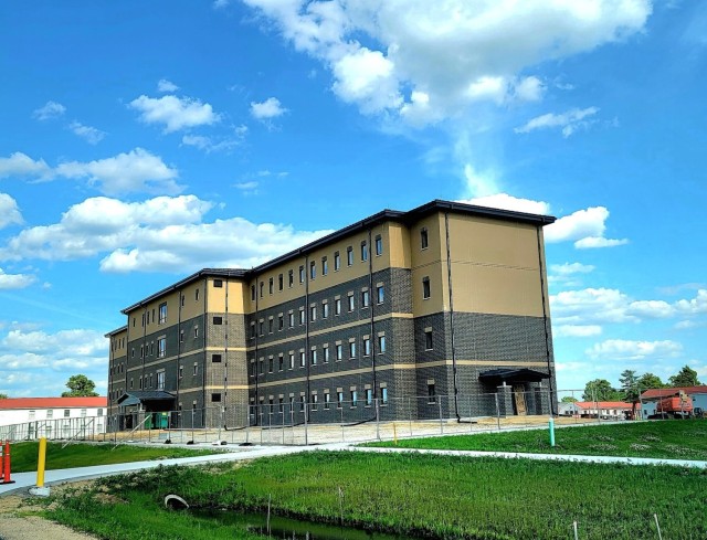 June 2022 barracks construction operations at Fort McCoy