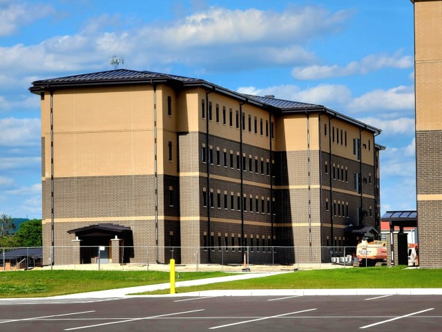 June 2022 barracks construction operations at Fort McCoy