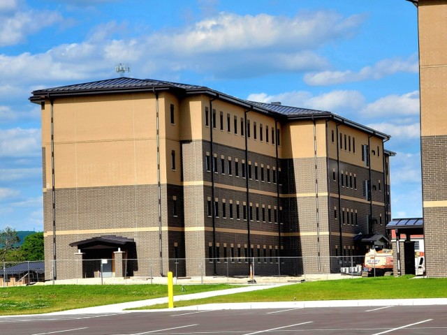 June 2022 barracks construction operations at Fort McCoy