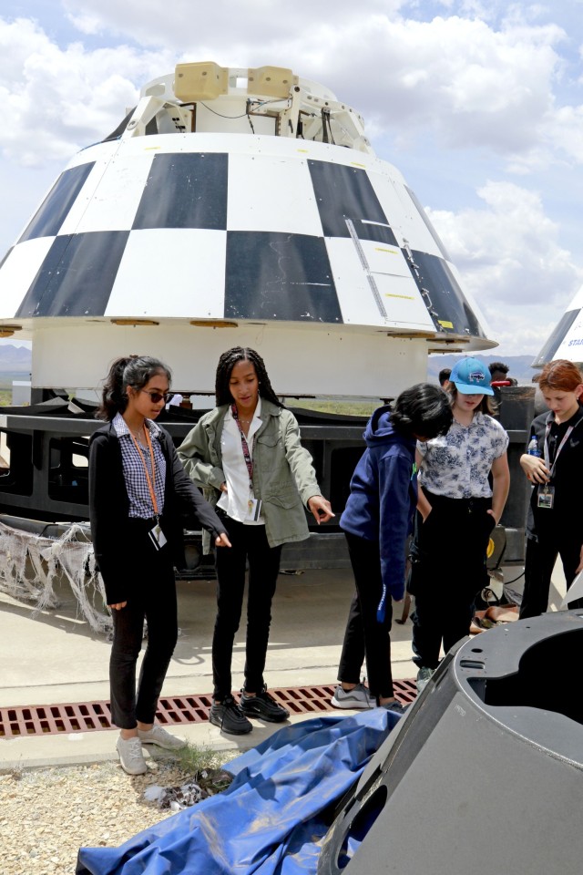 Space Academy students learn about the history and future of space at WSMR