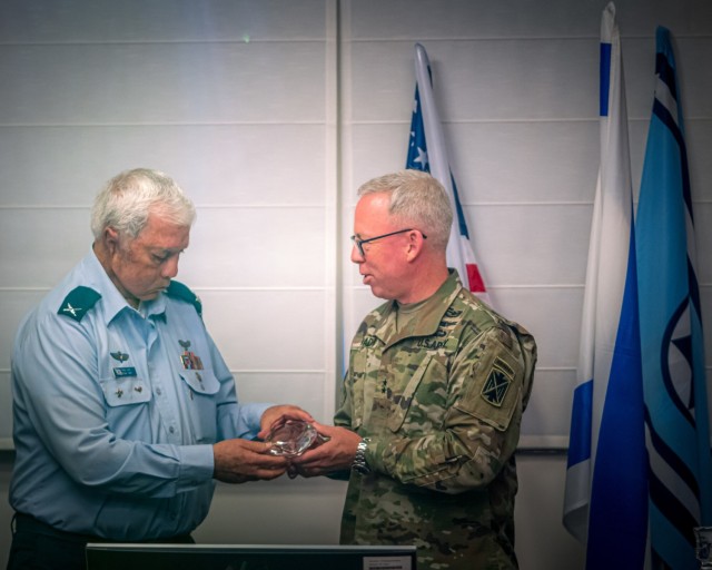 Top air defenders from EUCOM and Israel strengthen bonds, professional and personal