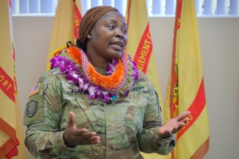 I had the opportunity to speak to Master Sgt. Herinah Asaah during her final few days serving as the master religious support noncommissioned officer in...