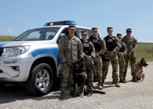 Military Police in Kosovo provide safety, security to KFOR bases