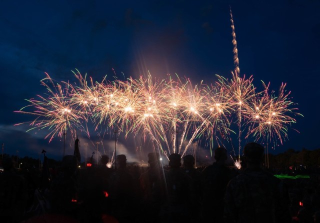 Night lights up at Independence Day Celebration