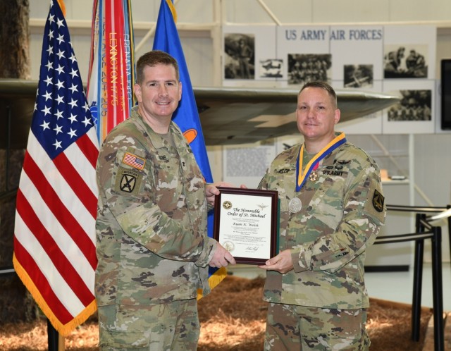 COL Welch receives Order of St. Michael Silver Award