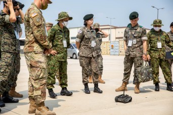 Eighth Army hosts trilateral 
symposium with Korean, Japanese junior officers