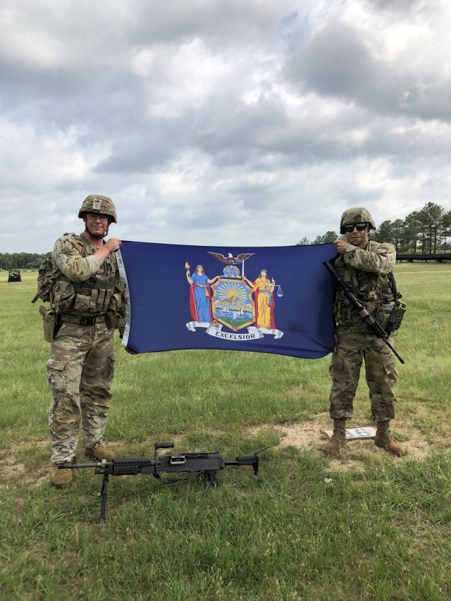 New York Soldiers Compete for Best Machine Gun crew competition