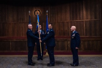368th Training Squadron says farewell to Branco, welcomes Carlson during change-of-command ceremony