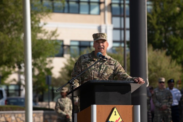 1st Armored Division change of command 2022