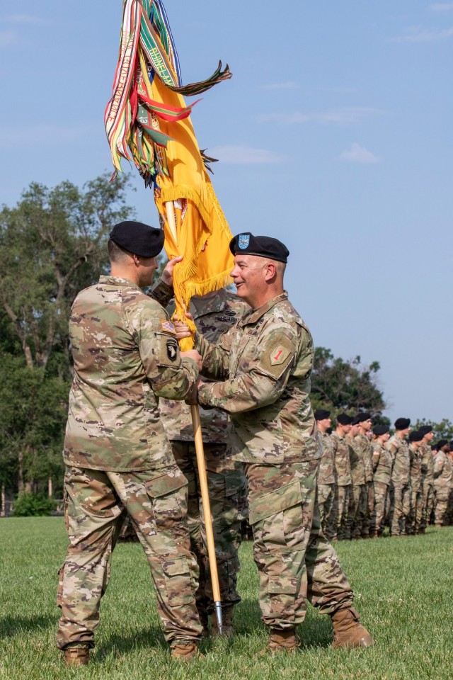 1ABCT, 1ID Hosts Combined Change of Command Ceremony