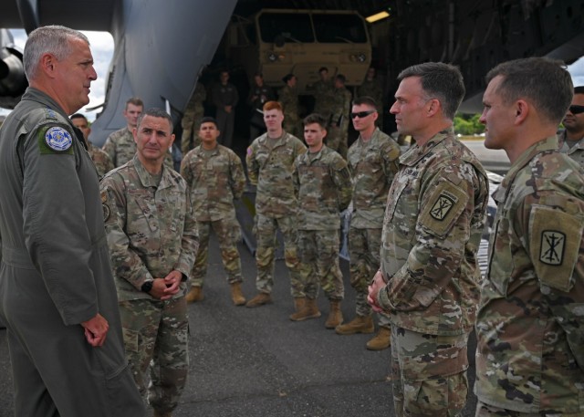 AMC leadership sees firsthand America’s Airlift Wing capes