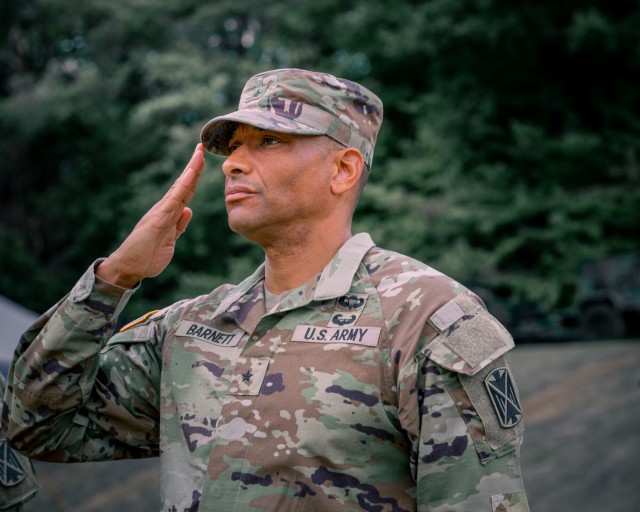 10th AAMDC welcomes Brig. Gen. Maurice Barnett as the new Commanding General