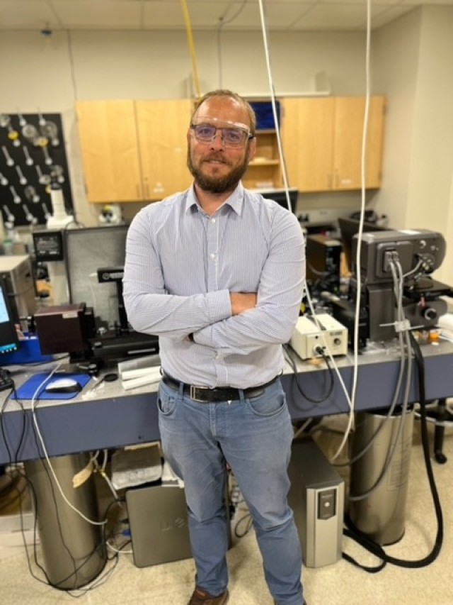 Michael Schuch, Ph.D., is one of three foreign exchange scientists recently selected to work within the DEVCOM enterprise as part of the Army&#39;s Engineer and Scientist Exchange Program. Schuch and his family moved from their home in Germany to the Boston area in January 2022.