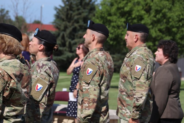 National Anthem at 2022 Fort McCoy Garrison Change of Command Ceremony