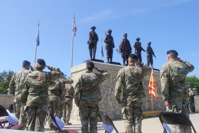 National Anthem at 2022 Fort McCoy Garrison Change of Command Ceremony
