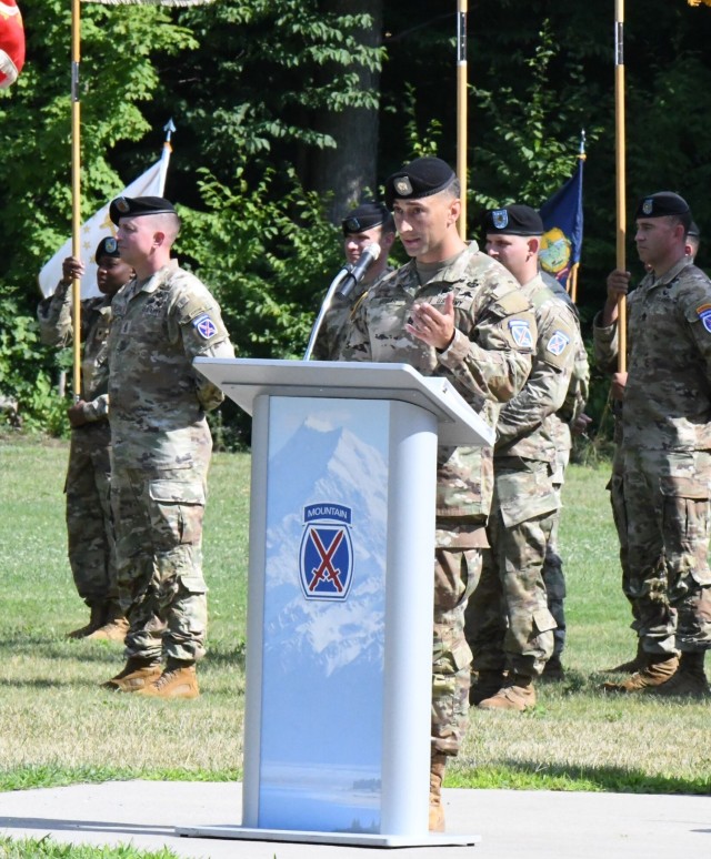 Former 3rd Brigade Combat Team senior enlisted adviser takes on new responsibility with 10th Mountain Division at Fort Drum