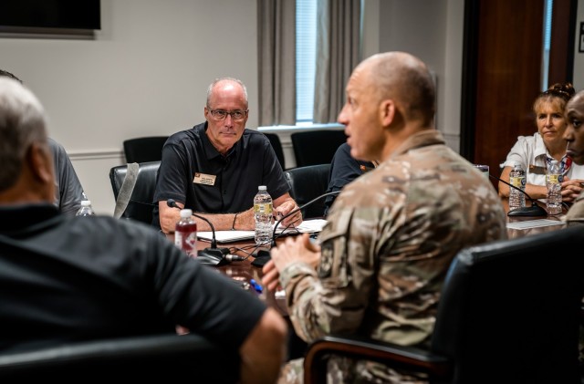 Surrounding state Civilian Aides to the Secretary of the Army visit Fort Knox