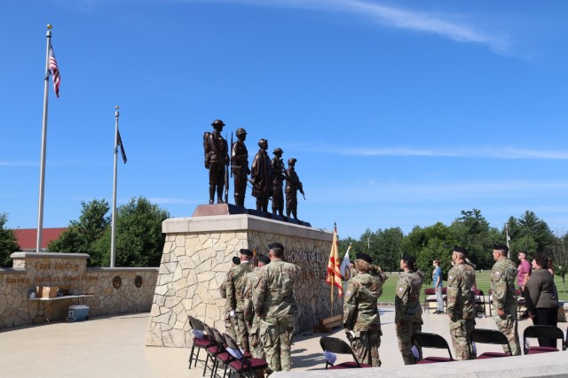 National Anthem at 2022 Fort McCoy Garrison Change of Command Ceremony