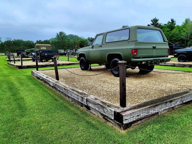 Fort McCoy&#39;s Equipment Park in historic Commemorative Area