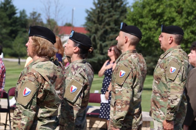National Anthem at 2022 Fort McCoy Garrison Change of Command Ceremony