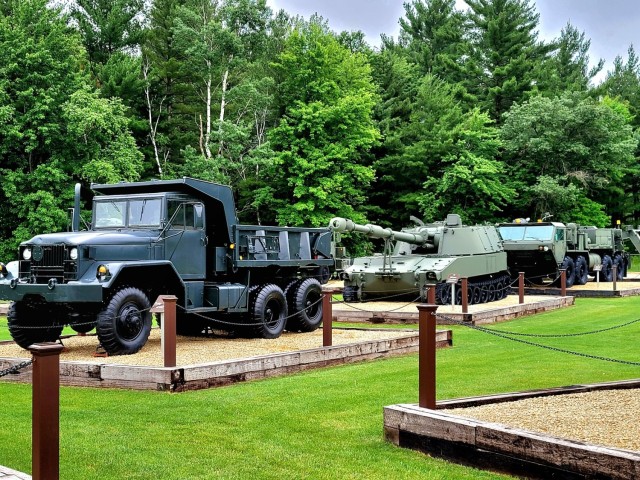 Fort McCoy&#39;s Equipment Park in historic Commemorative Area