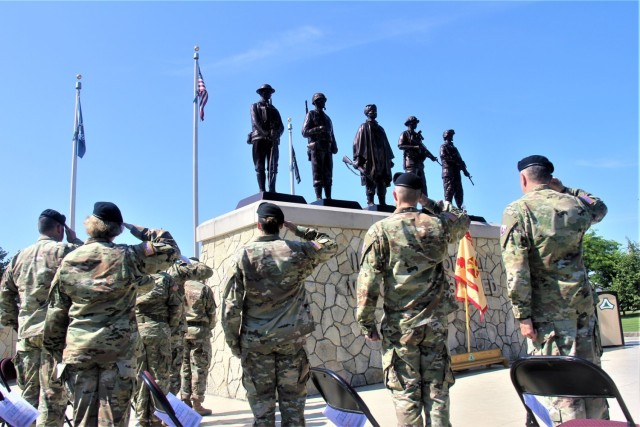National Anthem at 2022 Fort McCoy Garrison Change of Command Ceremony